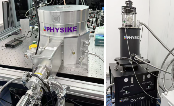 分体式干式1.5K显微低温系统安装成功