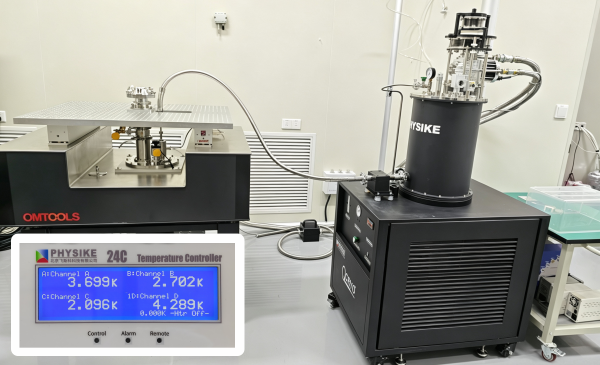 低振动干式顶部装卸型低温系统安装成功