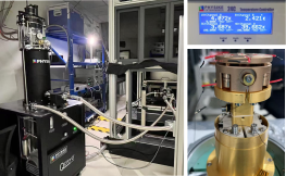 干式显微高压低温系统安装成功