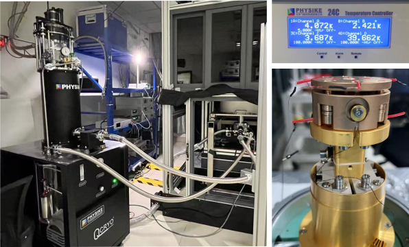 干式显微高压低温系统安装成功