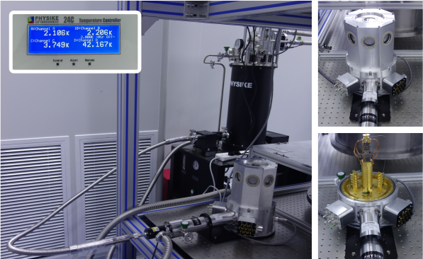 集成纳米定位台的干式低温系统安装成功